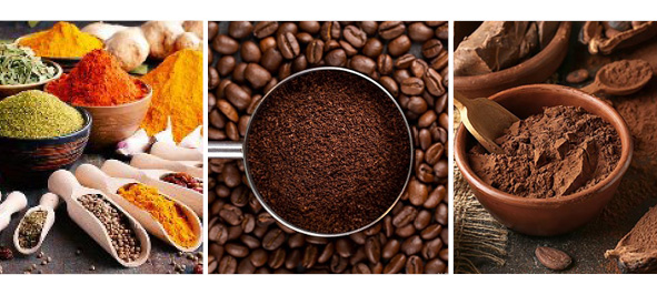 دستگاه پرکن مواد پودری نظیر پودر قهوه، کاکائو و ادویه جات